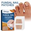 32PCS Foot Nail Repair Patch Grey Fungal Nail Thicken Soft Paronychia Infection Hand Nail Correction Sticker Ingrown Toenail