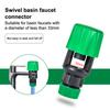 1Pc Universal Kitchen Mixer Tap To Garden Hose Pipe Connector Adapter Fitting Quick Indoor Outdoor Garden Accessories