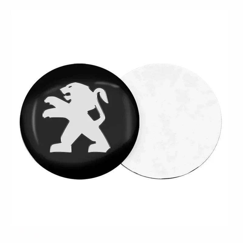 4 шт. Металлические наклейки-колпачки ступицы колеса автомобиля Для Peugeot 408 4008 308 3008 Rifter 5008 508 2008 208 301 RCZ 407 108 807 407 508