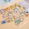 Korean Cute Cartoon Astronaut Acrylic Pin Badge