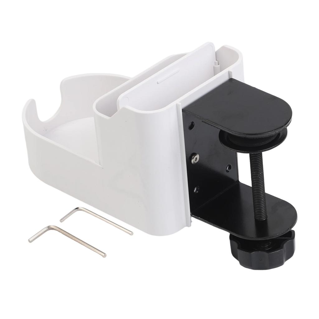 Adjustable Storage Desktop Organizer Charging Station ABS And Carbon Steel Materials Aesthetically Pleasing Design