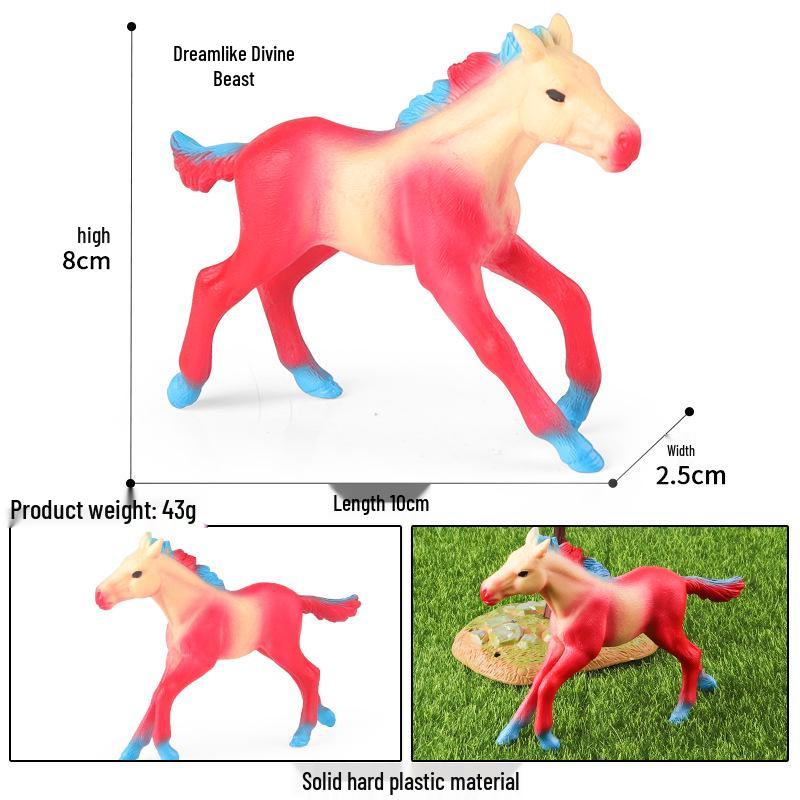European Pegasus & Unicorn Figurine - Mythical Magic Creature Model