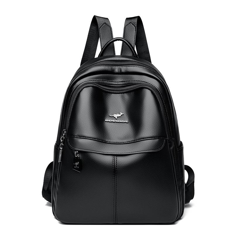 Рюкзак женский повседневный большой емкости мягкая кожаная студенческая сумка рюкзак для путешествий на открытом воздухе женская сумка