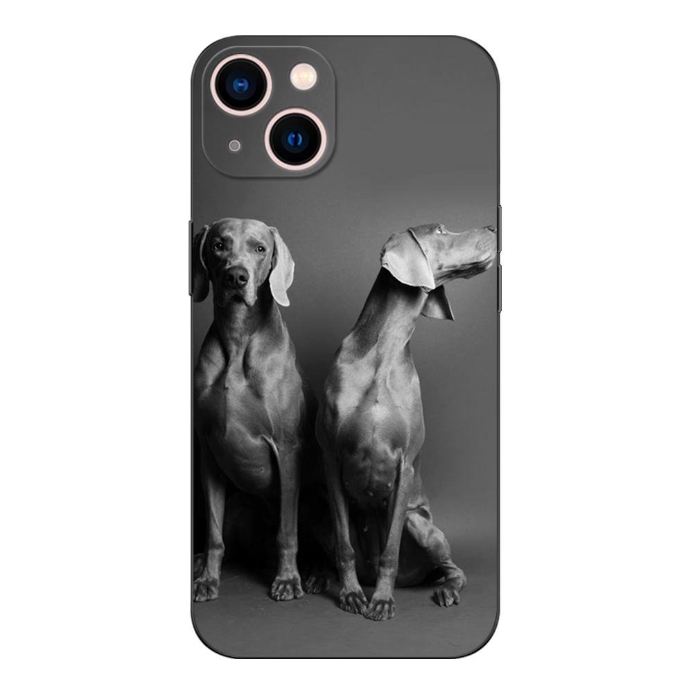 Черный ТПУ чехол для Samsung Galaxy F23 M12 M22 M23 M32 4G M52 5G M30S M21 веймаранер
