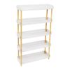 5-Tier Wooden Open Bookcase, Modern Display Bookshelf, Tall Book Shelf Labor-saving Cleaning for Corridors, Balconies,Study Room