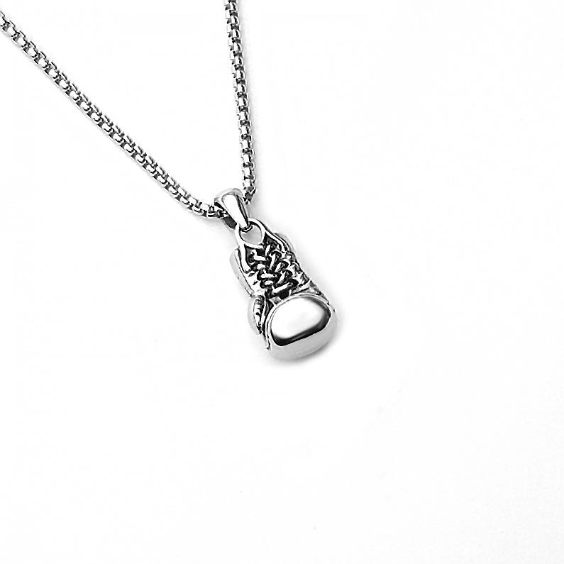 Титановый кулон в виде черепа с крыльями ангела, винтажное ожерелье из нержавеющей стали с крестом, аксессуары для мужчин и женщин