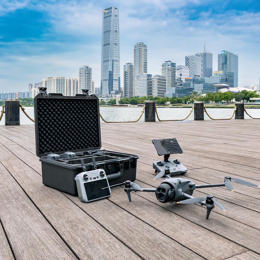 Lykus Titan M400 Waterproof Case for DJI Mavic 4 Pro Fly DJI RC Pro and Filter Holds up to 6 More/Creator Combo, 2/RC2 Transmitter, Case, [Case Only]