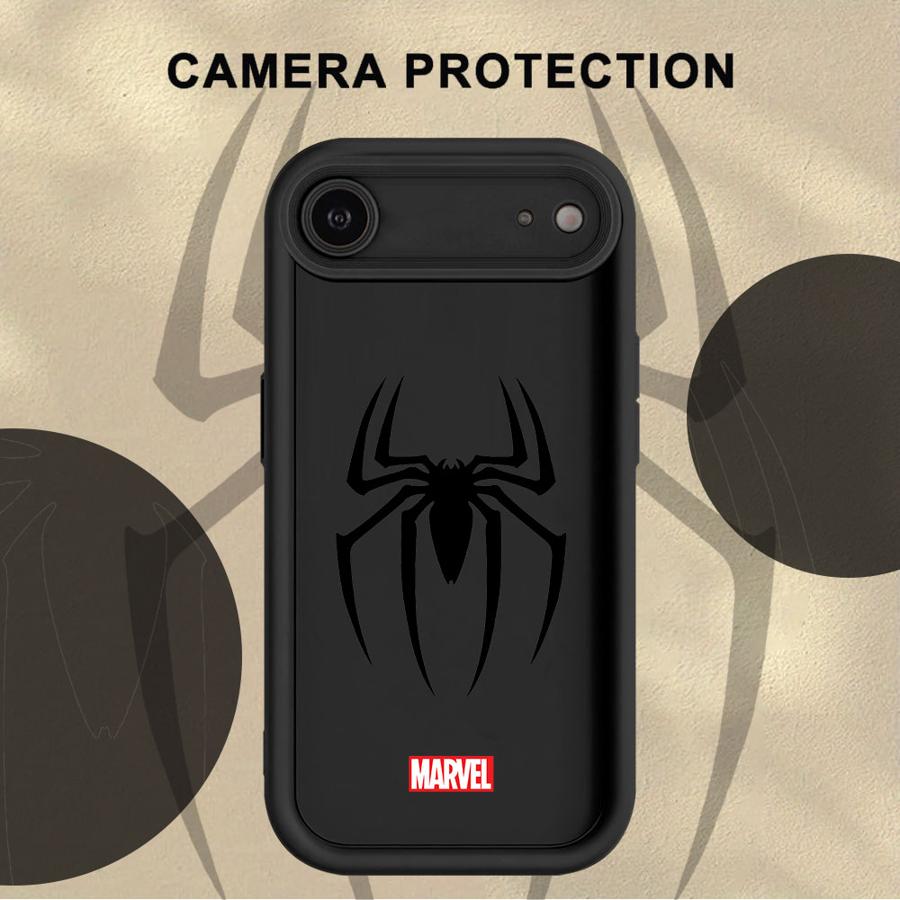 Мягкий чехол-кейс для iPhone XR 15 16 14 Plus 16e XS Max 13 12 11 Pro Max 17 Air Marvel Человек-паук Железный человек