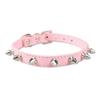 1 Row Cute Rivets Studded Dog Collar Puppy Cat Collars For Small Dogs