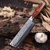 7Inch Damascus Steel Nakiri Knife Japanese Kitchen Knives Meat Cleaver Knife Fruit Vegetable Slicer