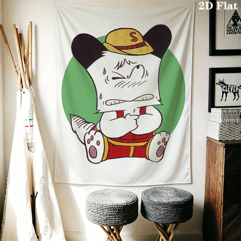 HELLO SPANK Wall Tapestry Aesthetic Wall Hanging Printed Fabric Blanket Decorative Tapestries for Bedroom Living Room Home Decor