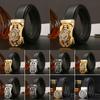 Luxury Design "Luck Is On The Turn" Belt Rhinestone Decoration Rotatable Buckle Waistband
