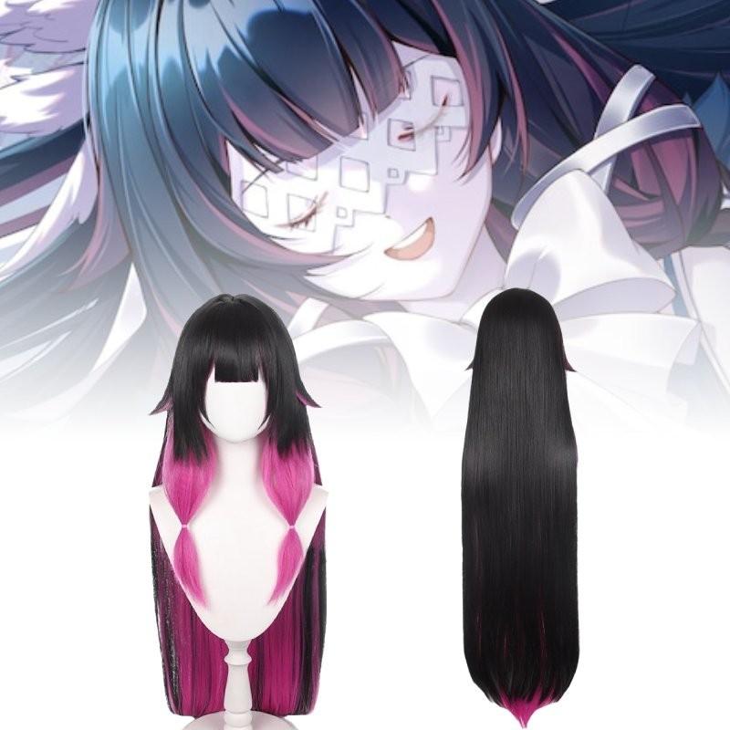Beautiful Genshin Impact Cosplay Wig For Women Featuring Columbia Gradation Long Hair