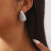 Teardrop Crystal Earrings: Colorful, Diamond-Studded, Luxury Fashion Studs