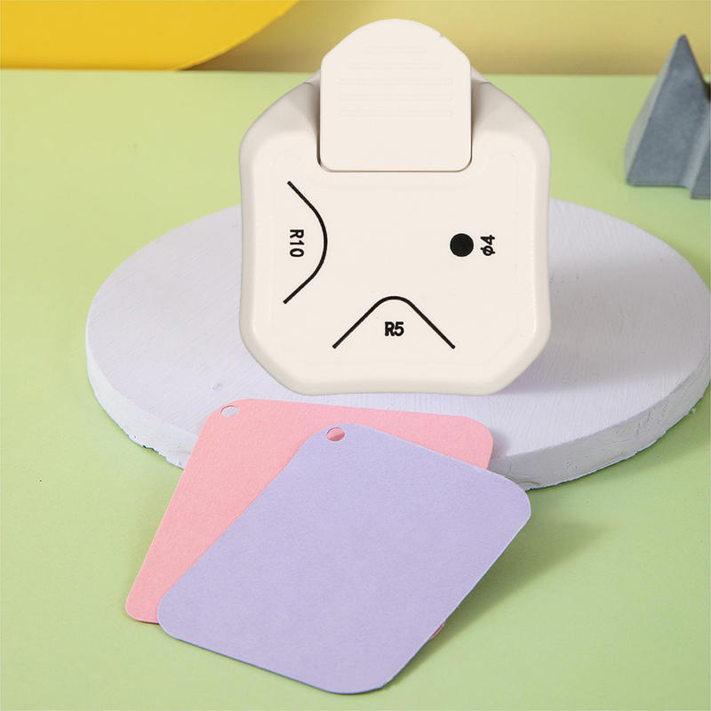 3 In1 Mini Round Corner Cutter Corner Durable Rounder Punch R4/R7/R10mm Paper Trimmer Round Corner DIY Paper Cutter Card