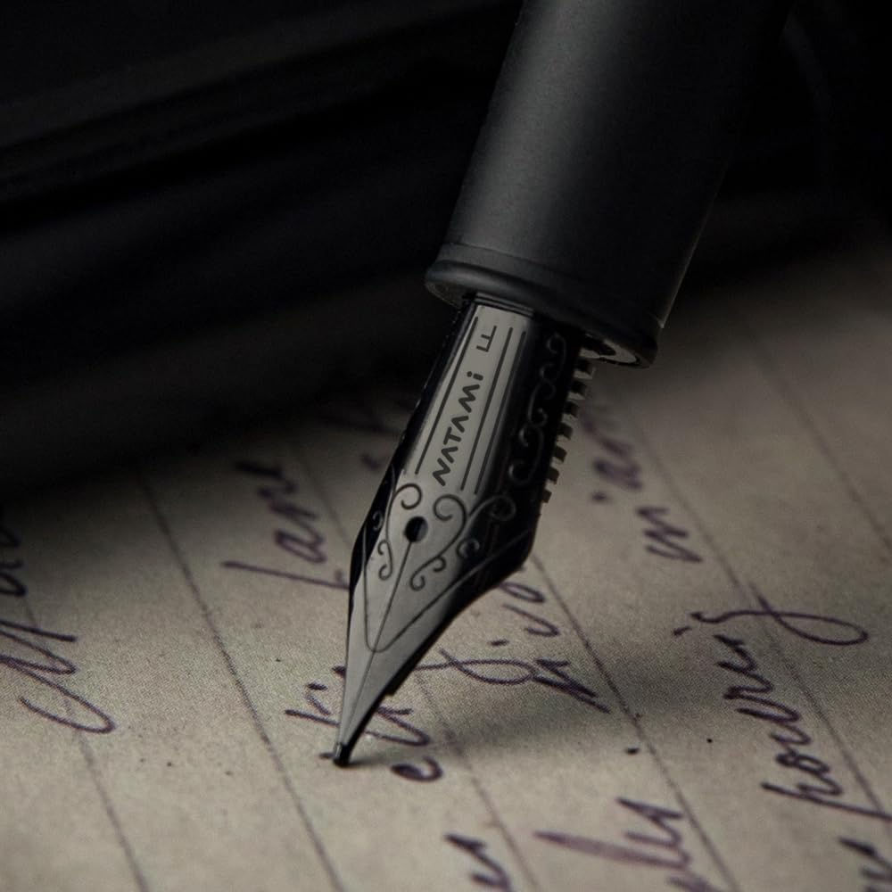 Natami Fountain Pen, Extra Fine Nib, Classic Design, Includes Converter and Gift Pen Box