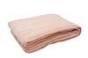Романс Косуги Односпальный наматрасник (100 х 205 см) - Теплый розовый, Сделано из 100% натуральной хлопковой бархатной ткани