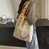Large Capacity Solid String Nylon Shoulder Bag for Women Colorful Strap Backpack Fashion Bags
