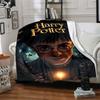 1pc Harry Potter Flannel Blanket Soft Warm Throw for Home, Office, Travel, All-Season Cozy Bedding GiftL1108