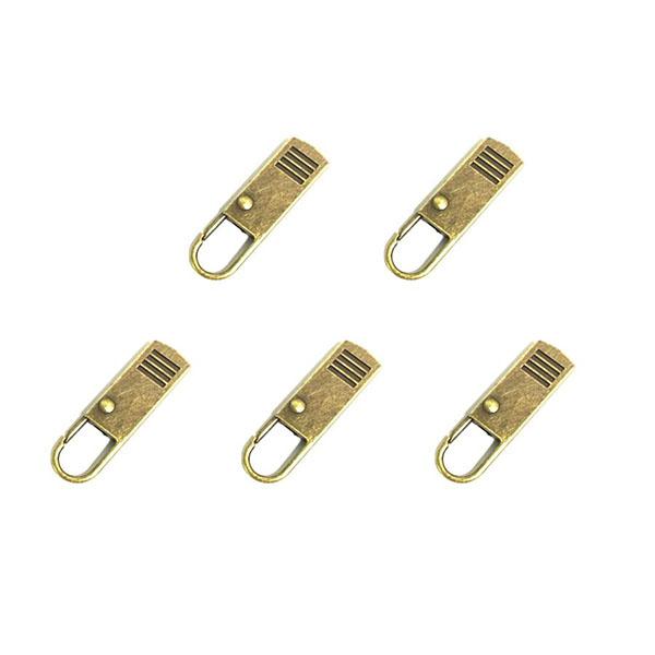 5PCS DIY Sewing Metal Zip Detachable Replacement Tab Zipper New Sewing Accessories Clothing Bag