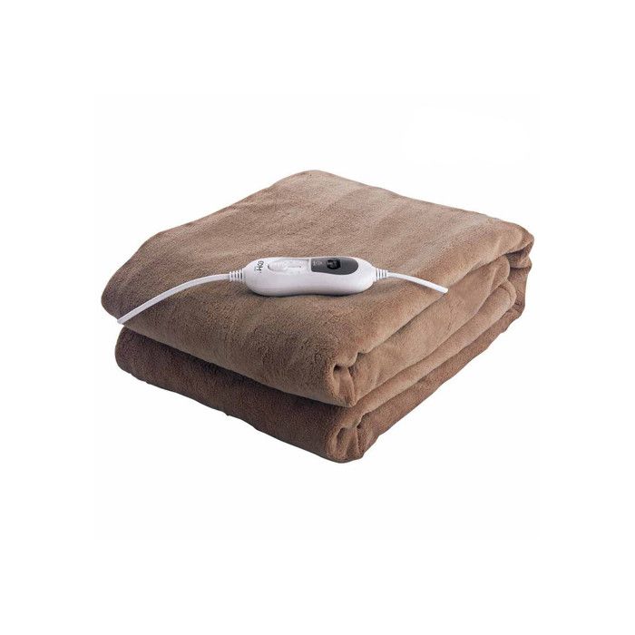 Couverture chauffante électrique - edm - 120W - 180x130cm - Lavable à la main - Régulateur de température