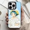 Чехол для мобильного телефона U-Urusei Yatsura L-Lum Для iPhone17,16,15,14,13,12,11 Plus,Pro Max Черный Посеребренная Конфетная Крышка