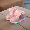 Children's Sneakers Baby Girls Toddler Glowing Sneakers with Light Girls Sports Shoes LED Light Kids Casual Shoes