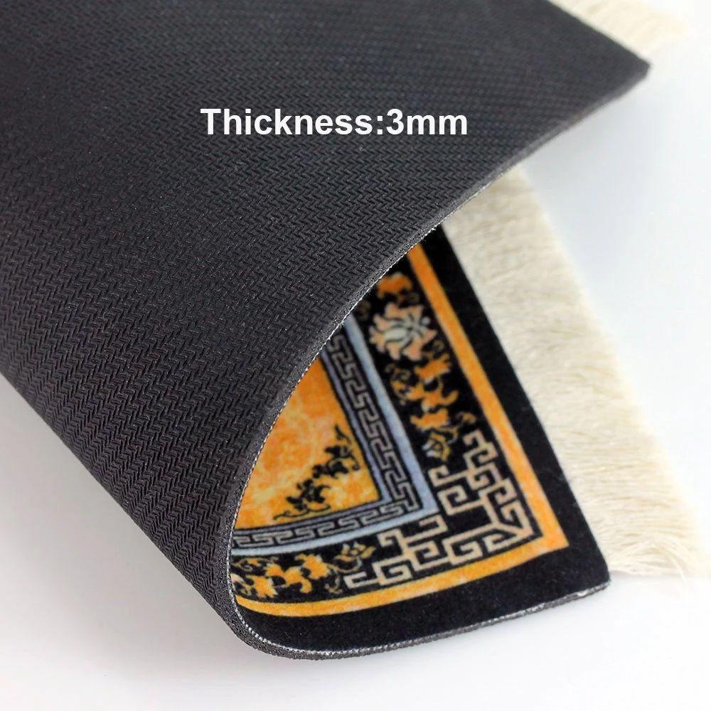 Стильный коврик для мыши, плетеный, противоскользящий, персидский коврик для мыши, коврик для планшета, коврик для мыши