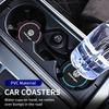VW Valve Stems Caps Car Sticker For VW Volkswagen Jetta MK5 Golf 2PCS Car Coasters Water Cup Slots Non-Slip Mat Waterproof Cup Pad