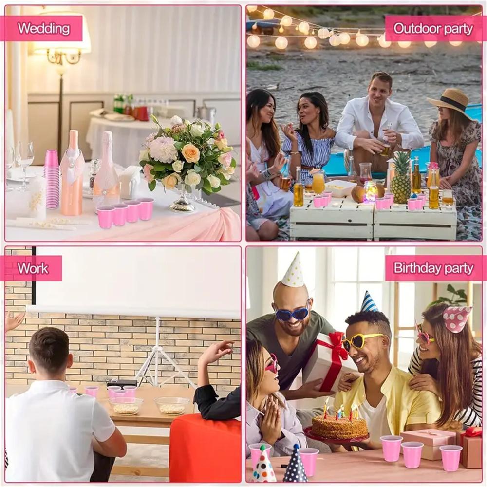 100 шт. 2 унции пластиковые стаканчики для стопок мини одноразовые стаканчики маленькие стаканчики для вечеринок на свадьбу выпускной виски сервировка оптом упаковка