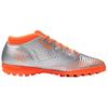 Puma One 4 Syn TT Soccer Shoes Men Footwear Silver Orange Black 104751-01