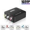 RCA AV в HDMI-совместимый Конвертер AV/CVSB L/R Видео Бокс HD 1080P 1920*1080 AV2HDMI Поддержка NTSC PAL Выход AV в HDMI