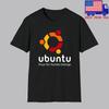 Мужской черный компьютер с Ubuntu Linux Размеры S-5XL