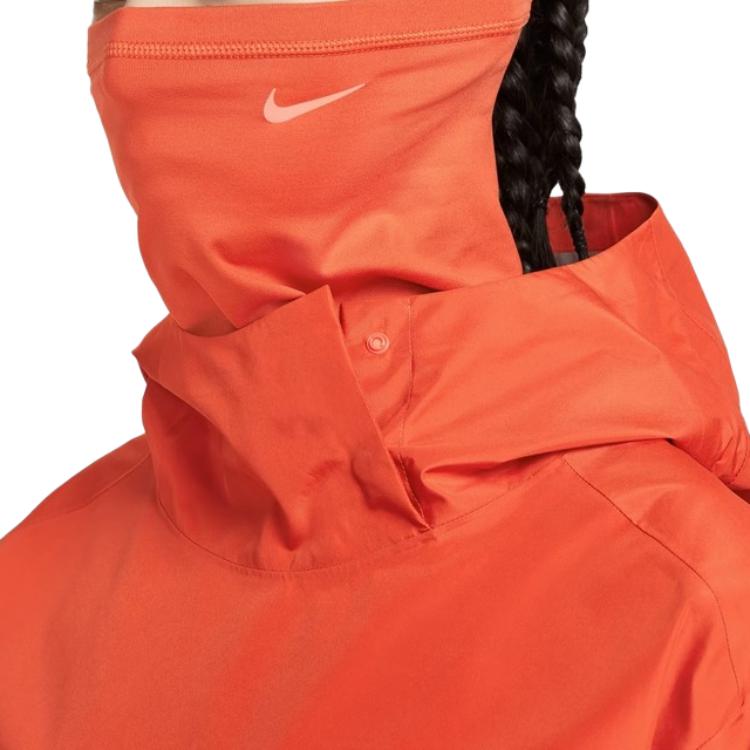Nike Толстовка с капюшоном и принтом логотипа, женская куртка, оранжевая DM7566-861