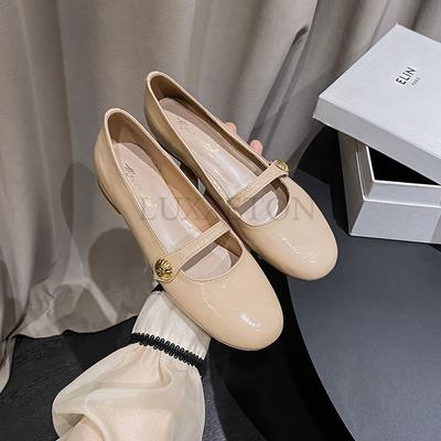 Лоферы, плоские туфли, женская обувь, роскошная мода, ретро-дизайн, лакированная кожа, каблук 2,5 см, повседневная обувь Мэри Джейн для женщин