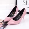 Women Shoes Pointed Toe Pumps Patent Leather High Heels Shoes Wedding Shoes