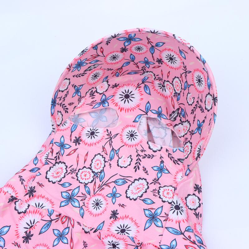 Floral Print Sun Hat for Maximum UV Protection with Face and Neck Flap for Outdoor Adventures