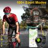 Новые Профессиональные Спортивные Умные Часы с GPS для Мужчин 1.46" AMOLED Экран 3ATM Компас Фитнес-трекер Военные Умные Часы