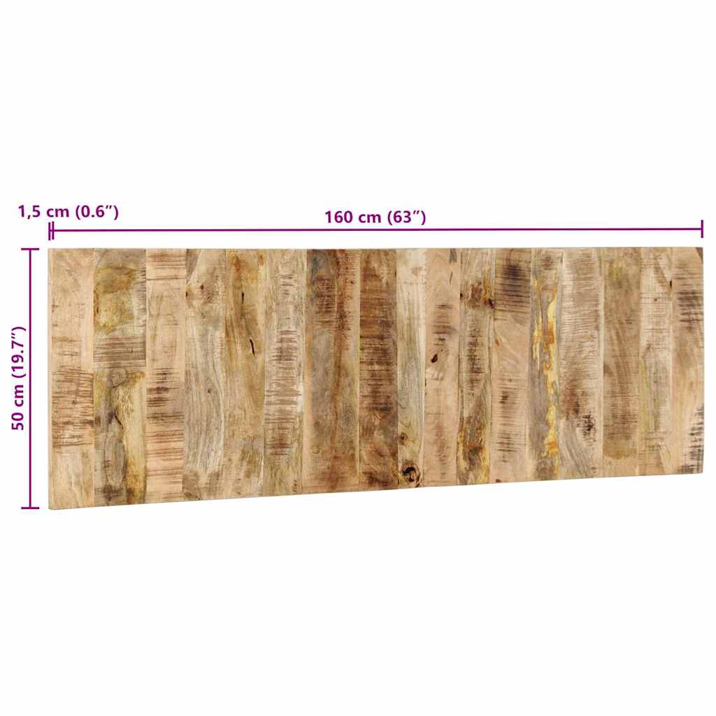 Headboard 160 cm Solid Mango Wood