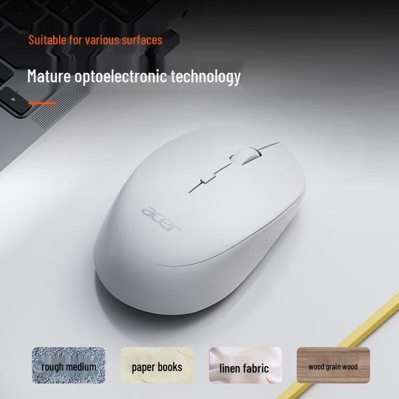 Беспроводная мышь Acer 2,4 ГГц, перезаряжаемая от Type-C, симметричная