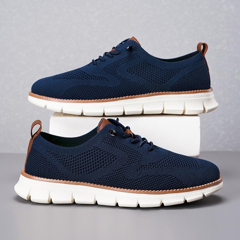 Fashion 2024 New Men's Mesh Breathable Sneakers Fashion Lace Up Casual Running Shoes Outdoor Sports Shoes Zapatos Mujer Tendencia