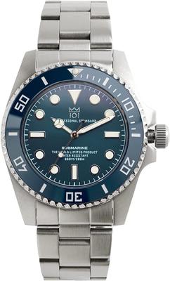 Часы Hyakuichi 20 ATM Water Resistant Sweep Seconds с керамическим безелем Deep Aqua [HYAKUICHI 101] No.1S Diver's Non-Date