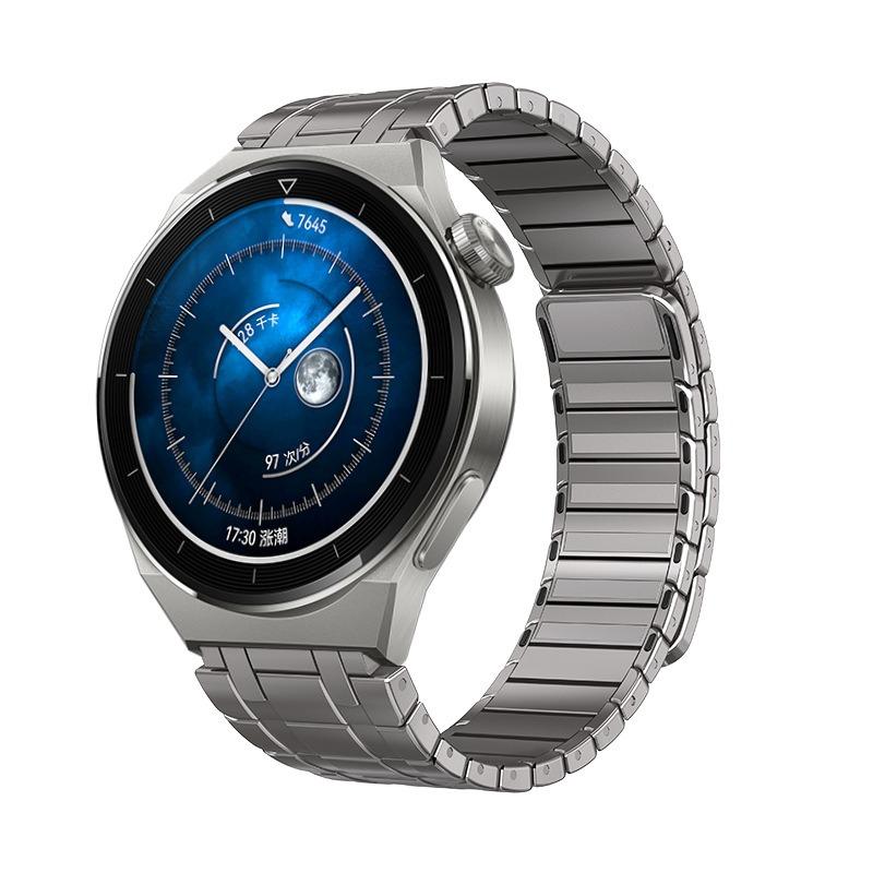 22-миллиметровый магнитный ремешок из нержавеющей стали для Huawei Watch 4 5 46 мм GT4 GT5 46 мм Ultimate Металлический ремешок для Amazfit Balance 2 Браслет