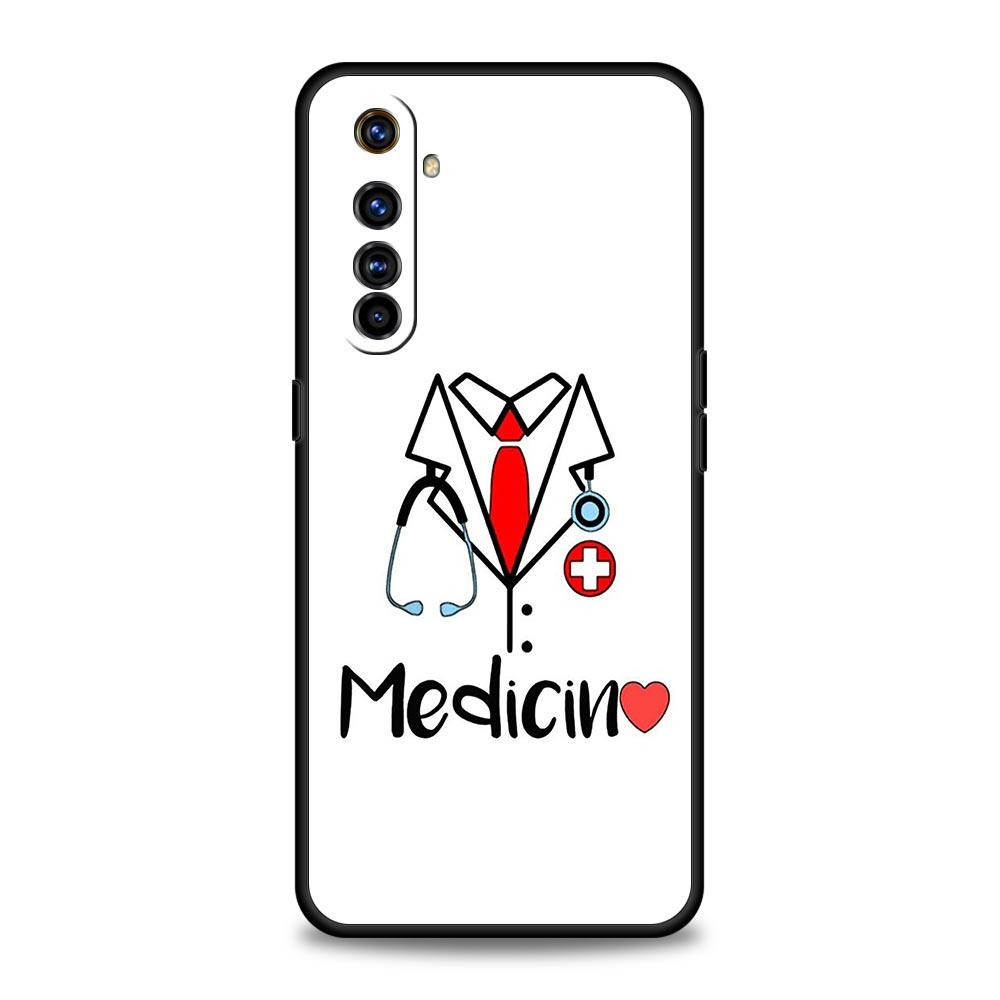 Медицинский чехол Доктор Медсестра Медицина Для Realme 12 11 10 9 8 5G 7 6 GT5 GT3 GT2 Pro C21 C25 C35 Для Realme GT Neo 2 3 3T 5 Чехол