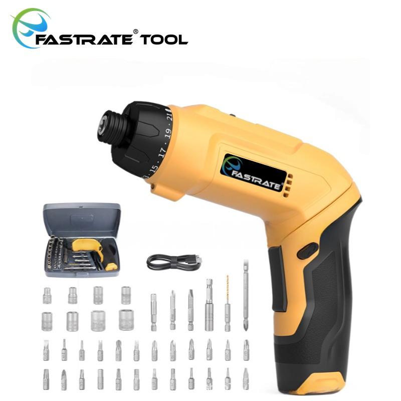 Compact Electric Screwdriver Set - Mini Handheld Tools for Household Use