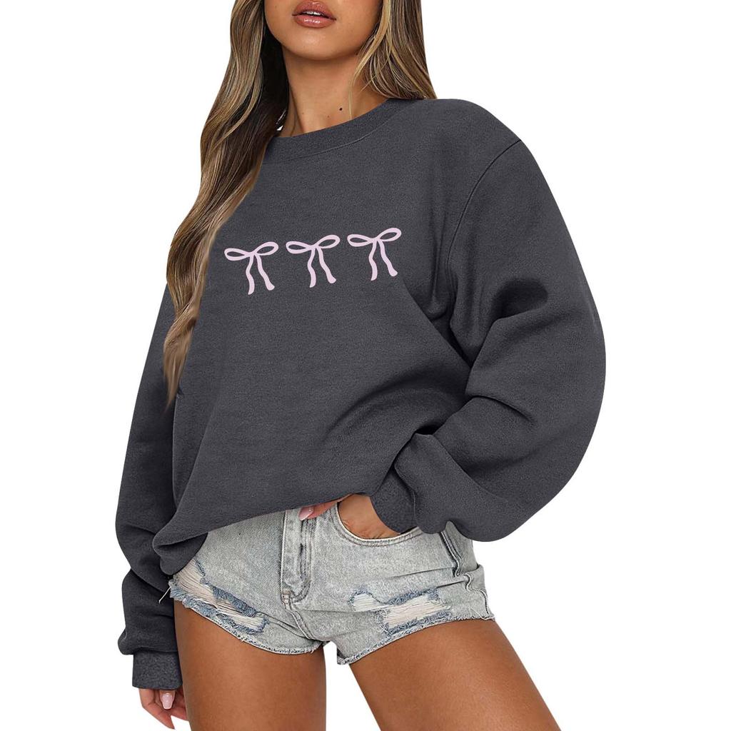 Women's Colorblock Sweatshirt Long Sleeve Round Neck Casual Comfortable Loose Lightweight Women's Sweatshirt