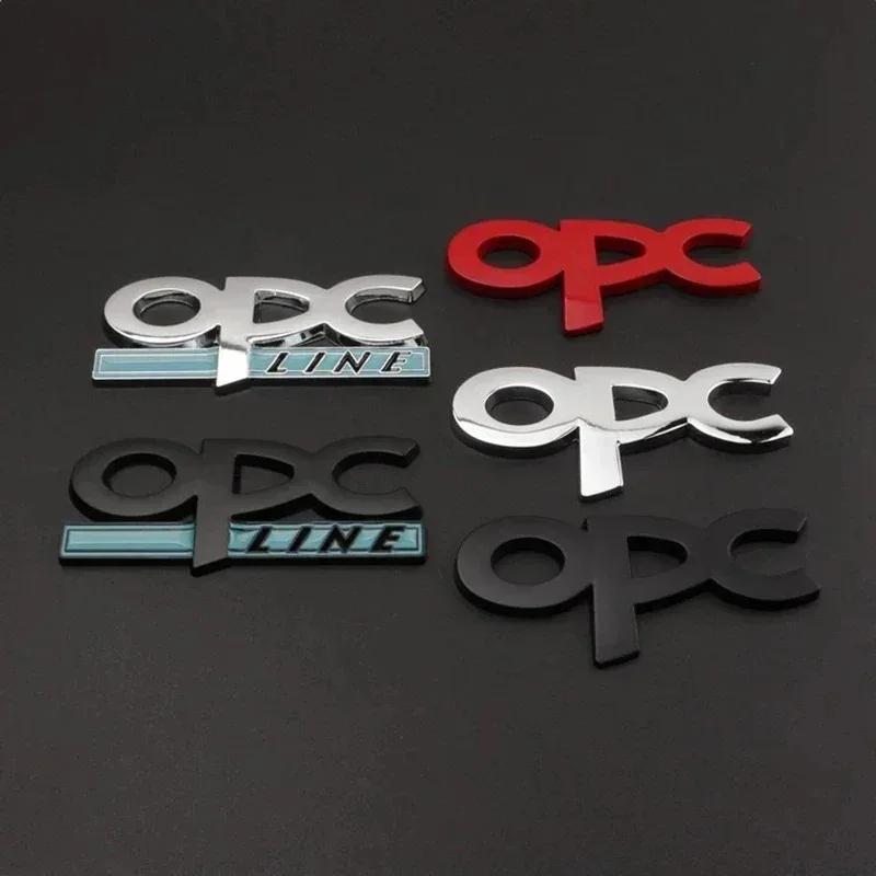 ABAC1 3D Metal Logo OPC Line Emblem Astra Zafira Antara Combo Corsa Meriva Insignia R Aglia Mokka X Accessories