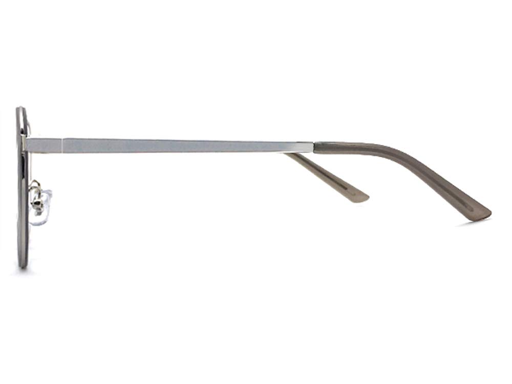 МЕТАЛЛИЧЕСКИЕ КВАДРАТНЫЕ СОЛНЦЕЗАЩИТНЫЕ ОЧКИ квадратные ПРОЗРАЧНЫЕ [ДИЗАЙН ОЧКОВ] (металлические солнцезащитные очки) СЕРЫЙ/СЕРЕБРИСТЫЙ ×