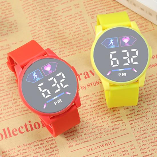 Умные часы LED Электронные наручные часы Силиконовый экран Дисплей Ремешок Детский Спорт Фитнес-трекер