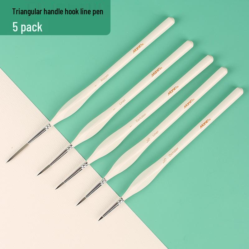 Mali G1220 Wolf Hair Liner Brush for Watercolor, Gouache, Chinese Painting, Nail Art, Oil Painting, and Line Drawing.